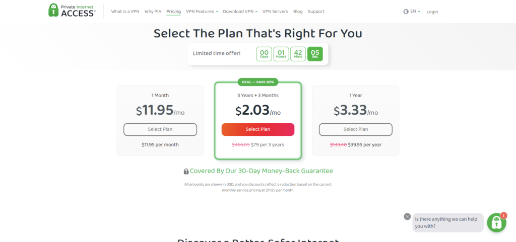 private internet access vpn pricing, pia vpn pricing