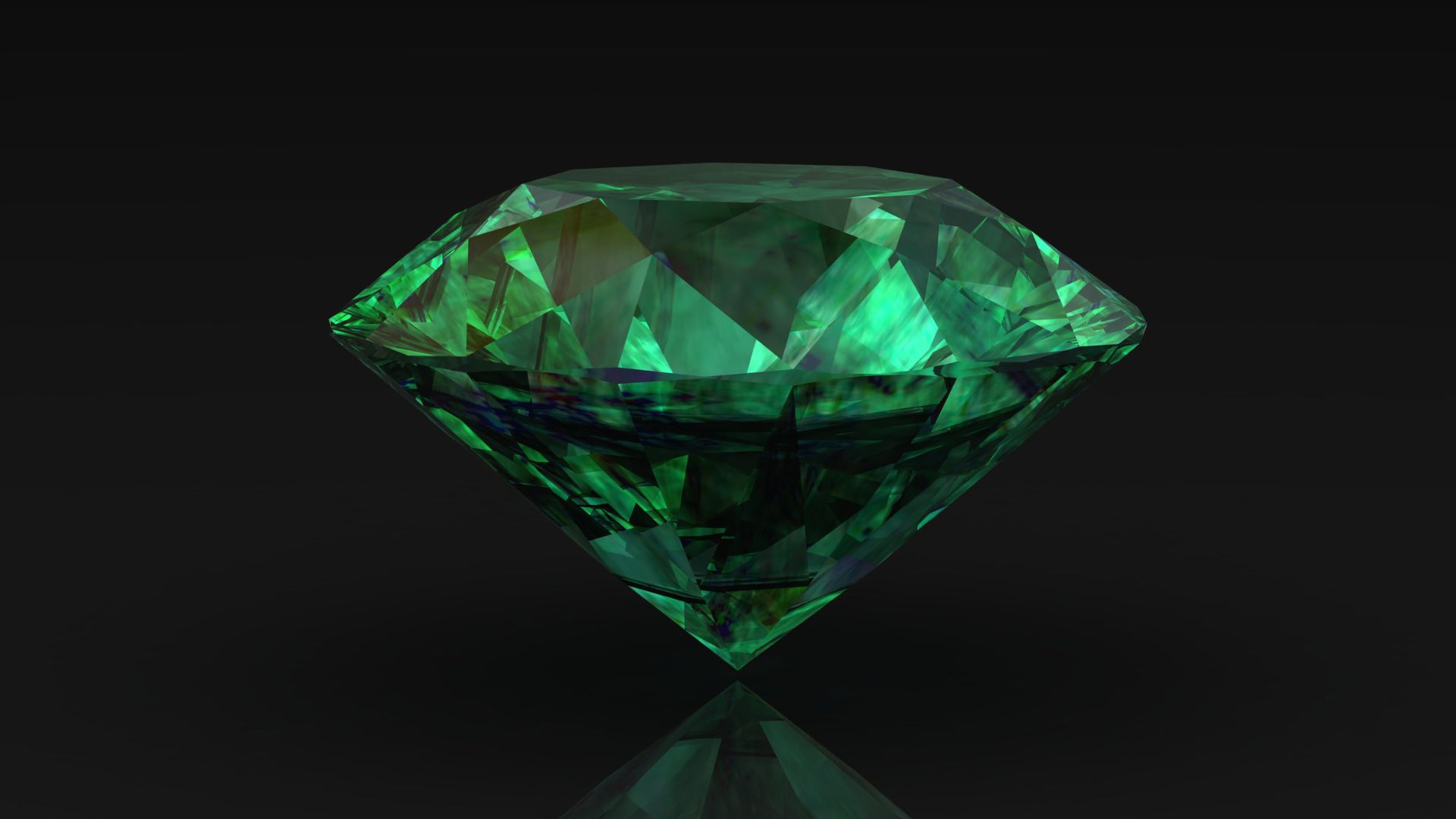 Big Green Chalk Emerald