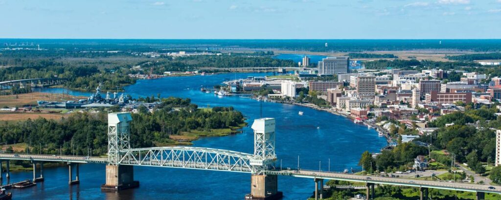 A picturesque landscape of Wilmington, its charming streets and rich history, drawing visitors from around the world.