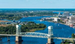 A picturesque landscape of Wilmington, its charming streets and rich history, drawing visitors from around the world.