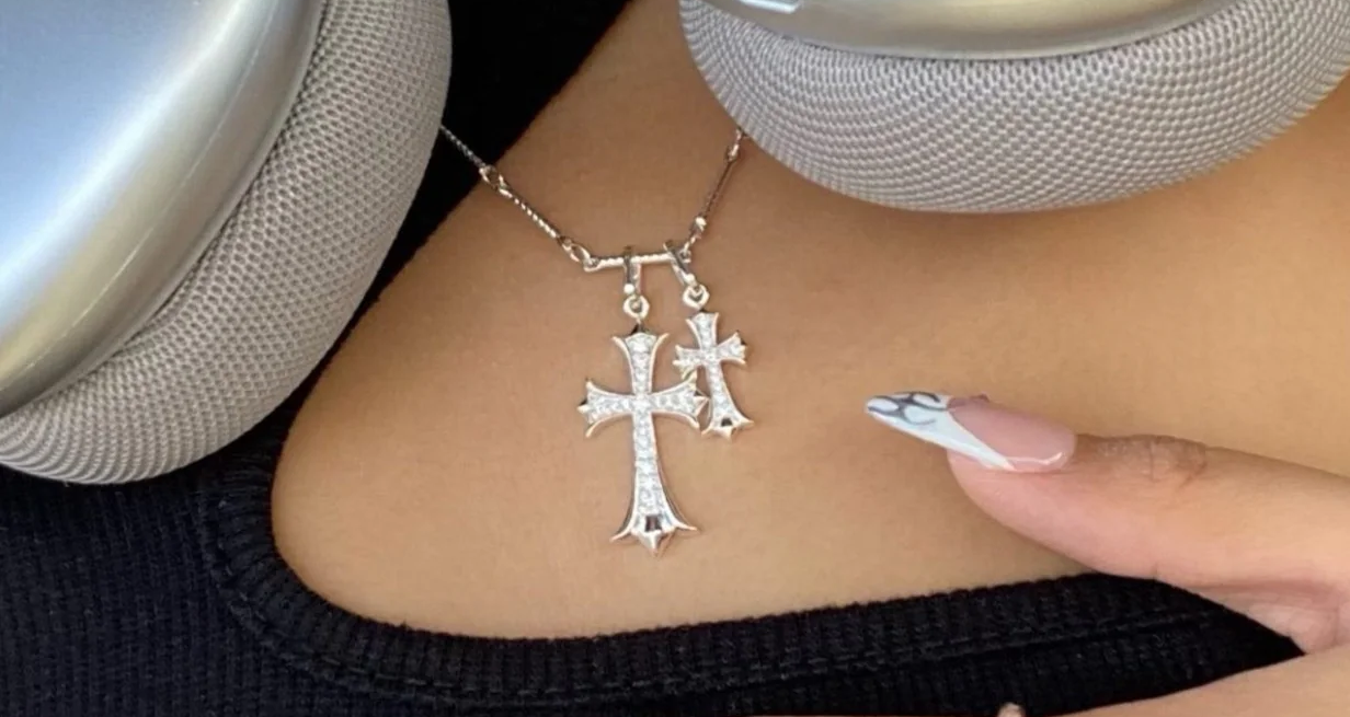 X-Shaped Cross Necklaces